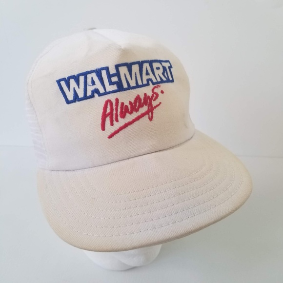 walmart white baseball cap